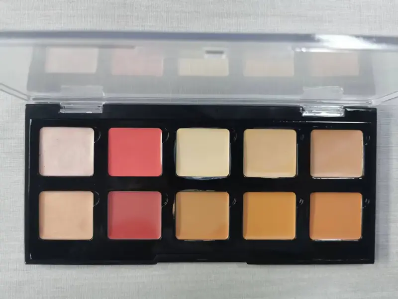 Factory New Arrival Face Makeup Plate Waterproof Contouring Concealer Plate 6 Colors Cream Blush Palette Private Label
