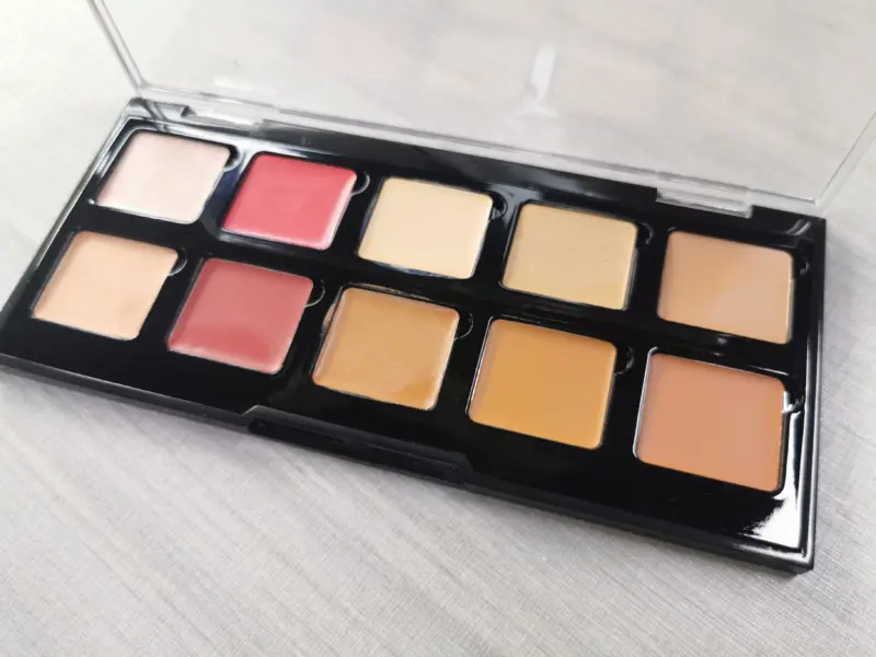 Factory New Arrival Face Makeup Plate Waterproof Contouring Concealer Plate 6 Colors Cream Blush Palette Private Label