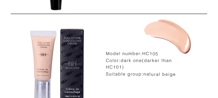 Mineral Liquid Foundation Covering & Hiding Make up Concealer for Cosmetics