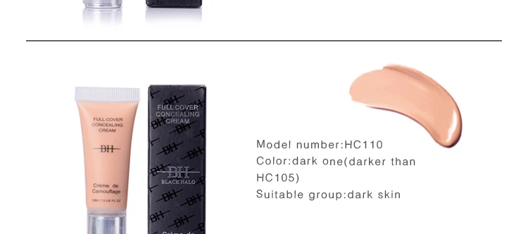 Mineral Liquid Foundation Covering & Hiding Make up Concealer for Cosmetics