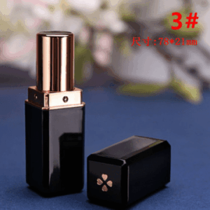 Refillable Lipstick Tubes | 3.8g Mini Black | ABS+Aluminum (MOQ 500-$0.40)