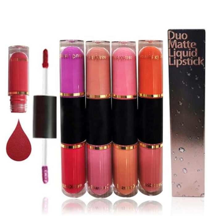Customizable Organic Clear Lipstick Matte Liquid Formula with Chemical Ingredients Personalized Brand
