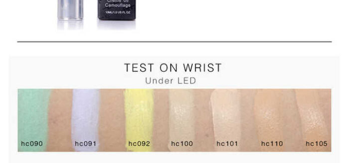 Full cover mineral concealer cream for complete camouflage