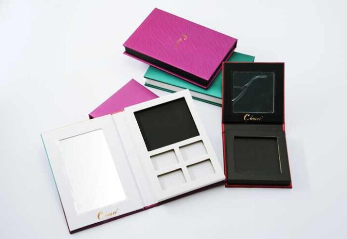 Custom Paper Eyeshadow Palette OEM: Soft-Cover Manufacturer with Mirror