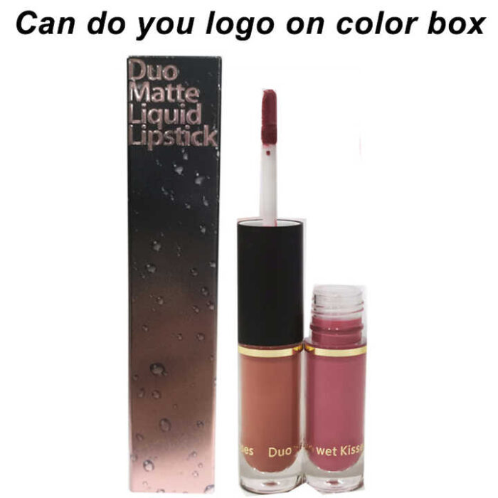 Customizable Organic Clear Lipstick Matte Liquid Formula with Chemical Ingredients Personalized Brand