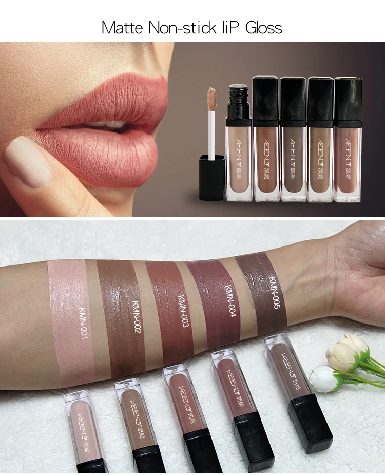 New Lipgloss Branded Name Matte Liquid Lipstick Factory Direct Sales Lip Gloss No Labels Lip Gloss Private Label