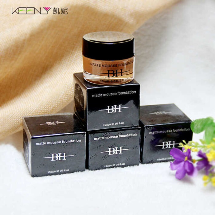 Custom mineral mousse foundation for private label brands