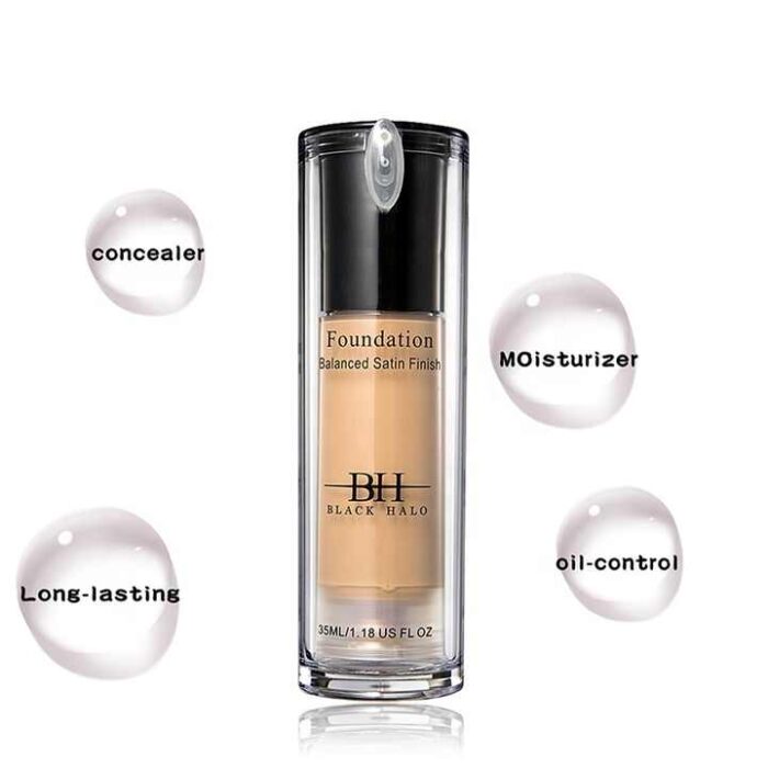 Vegan Waterproof Foundation | 35ml Mineral Liquid with Satin Finish | BH Cosmetics