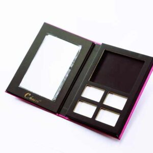 Custom Paper Eyeshadow Palette OEM: Soft-Cover Manufacturer with Mirror