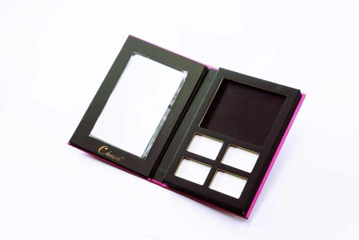 Custom Paper Eyeshadow Palette OEM: Soft-Cover Manufacturer with Mirror