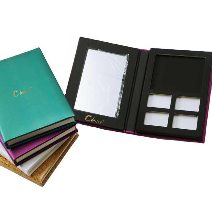Custom Paper Eyeshadow Palette OEM: Soft-Cover Manufacturer with Mirror