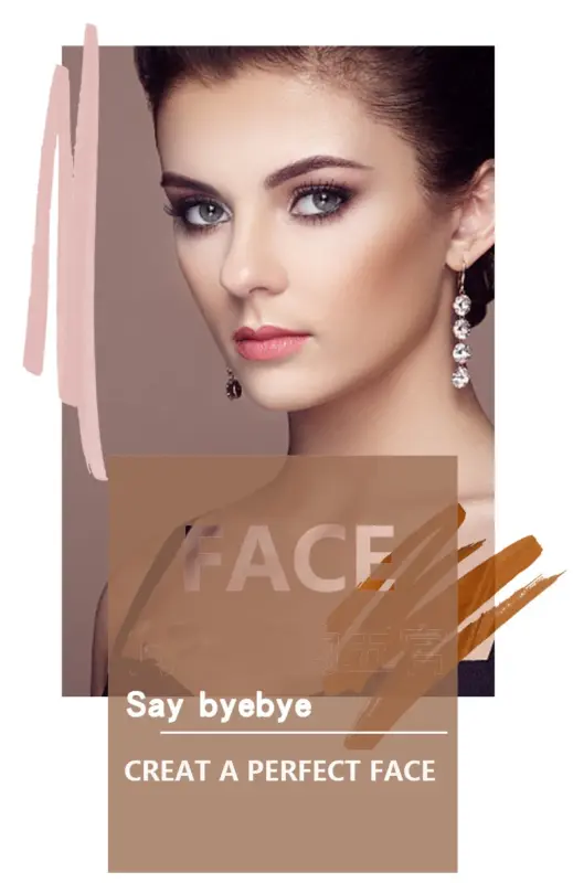 OEM Free Design Dual-Ended Highlighter Pen for Makeup Cream Contour Stick for Daily Use Private Label