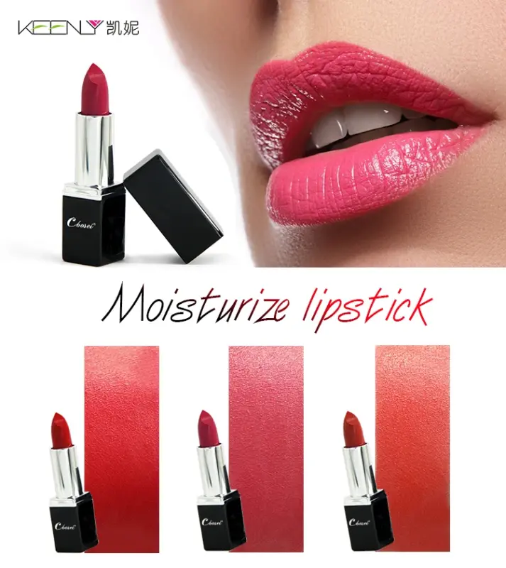 Factory Private Label Brands Cosmetic Makeup Moisturizing Organic Vegan Matte Color Lipstick