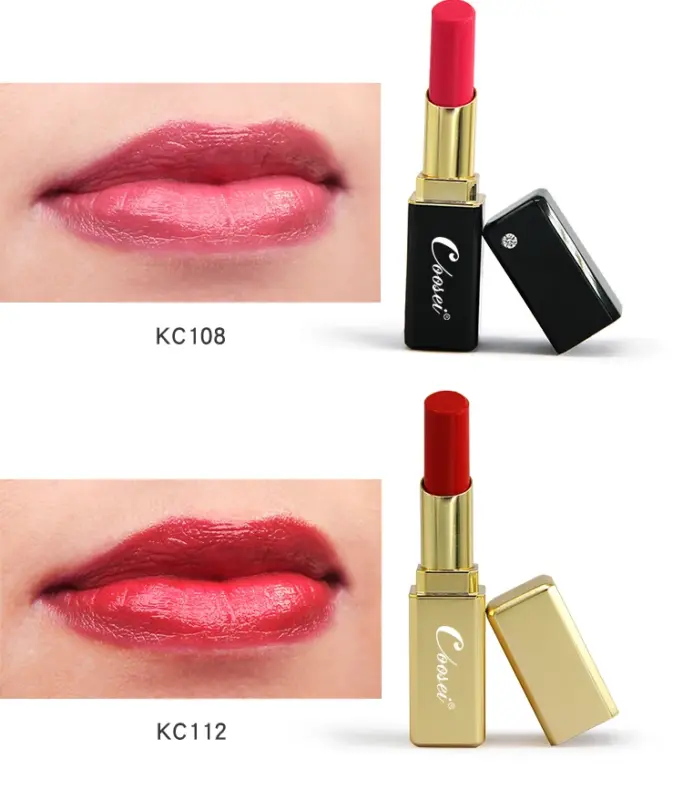 Factory Private Label Brands Cosmetic Makeup Moisturizing Organic Vegan Matte Color Lipstick