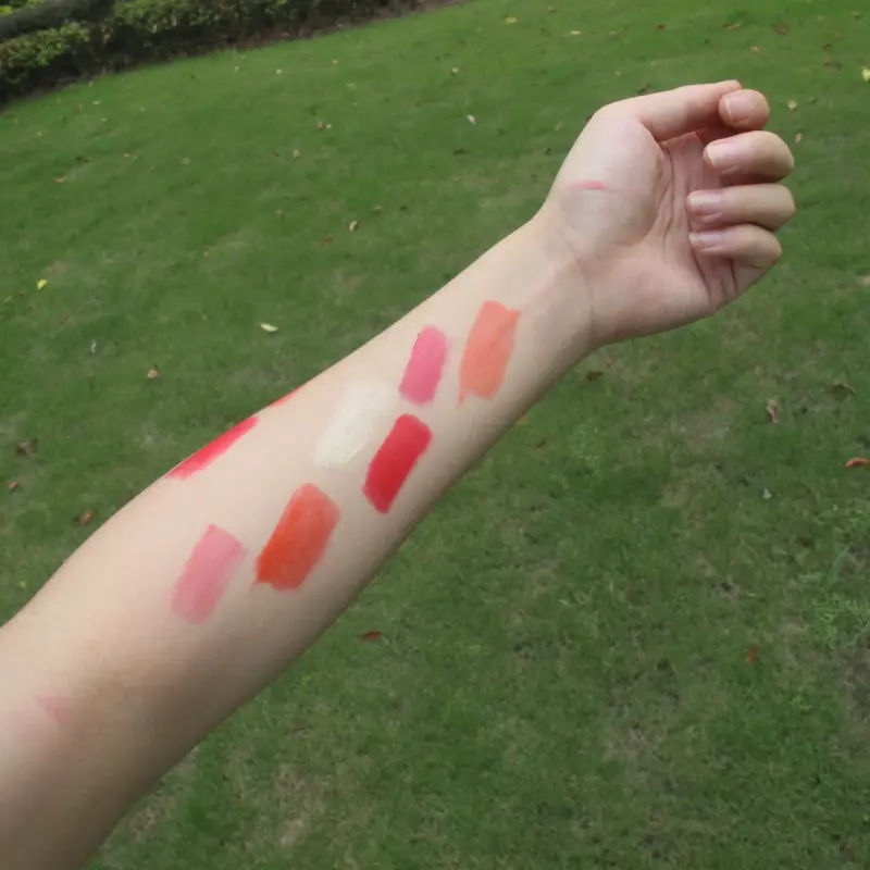 New Matte Liquid Vegan Waterproof Private Label Create Your Own Luxury Red Chinese Organic Lipstick Set