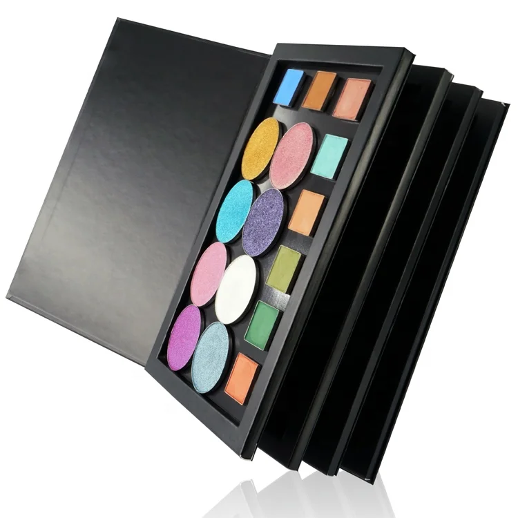 4 Layer Magnetic Palette OEM: Large Capacity Book-Style Manufacturer