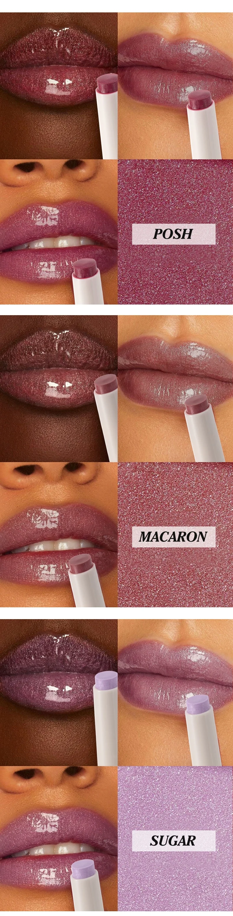 Custom packaging and logo printing options for the private label Lip Gloss.