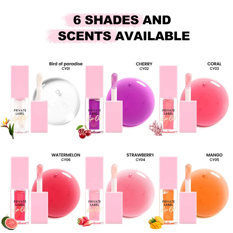 We are an OEM manufacturer of high-quality Private Label Lip Oil. This 6ml vegan formula hydrates, plumps, and protects lips with a non-sticky shine. Available in 6 popular scents. We offer complete customization for your brand.