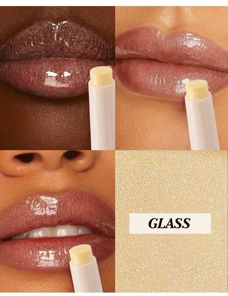 Custom packaging and logo printing options for the private label Lip Gloss.
