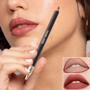 Custom Dual-Ended Lip Liner with pencil and brush shown.