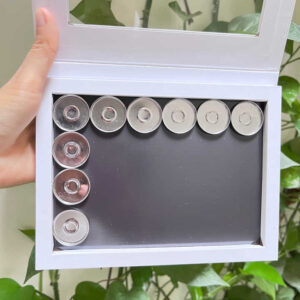 We are an OEM manufacturer of versatile Custom Magnetic Eyeshadow Palette. Available in 5 sizes (9 to 32 colors). Features a clean white finish, strong magnet, and compact design. We offer complete branding solutions for your collection.