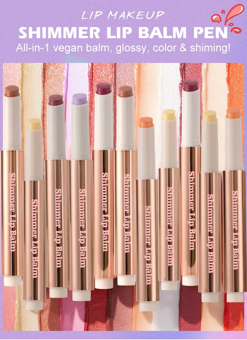 Custom packaging and logo printing options for the private label Lip Gloss.