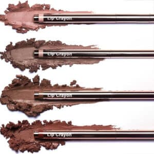 Private Label Lip Crayon demonstrating 2 in 1 use for lining and filling lips