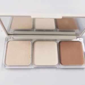 Private Label Professional Vegan Makeup High Pigmented Long Lasting 3 Color Shades Powder Contour Palette