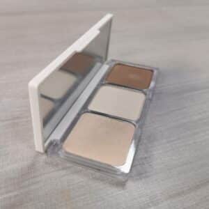  Private Label Professional Vegan Makeup High Pigmented Long Lasting 3 Color Shades Powder  Contour Palette