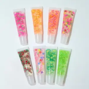 Private label kids lip gloss with custom digital printed logo