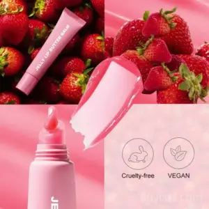 Jelly Lip Butter Balm in tube with glossy, non-sticky finish