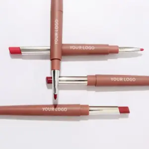 Private Label 2 in 1 Lipstick Lip Liner Pencil - Dual-End Design