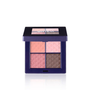 Custom Private Label 4 Color Eyeshadow Palette - Mini Quad with Matte, Shimmer & Glitter Finishes, OEM 1,000 pcs