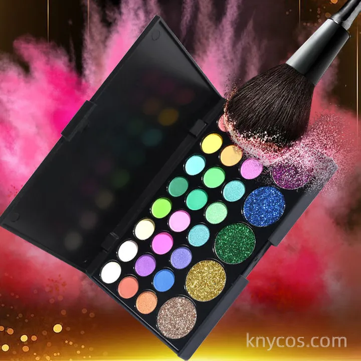 Private Label Eyeshadow Palette 29 Colors - High Pigment Matte/Shimmer/Glitter, OEM Custom - Image 3
