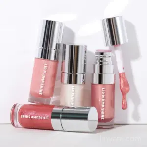 Custom Plumping Shine Lip Gloss - Vegan, Moisturizing, Private Label OEM with Vitamin E