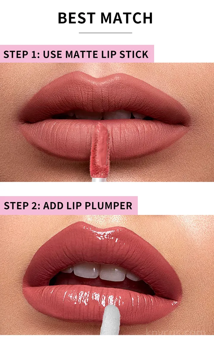 Mini waterproof matte lip gloss tube for private label cosmetic brands