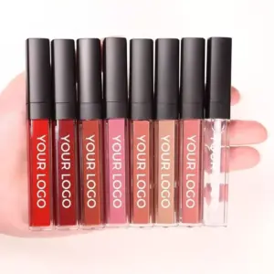 Custom Matte Lip Gloss Manufacturer | Private Label Waterproof Lip Gloss, 24 Colors, Make Your Own Lipstick