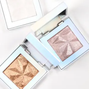 Private Label Highlighter Powder - Single Color Glitter Shimmer, Face & Body Use, OEM 50 Pcs