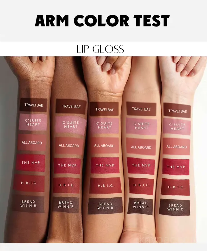 2-in-1 lip gloss and lip liner set: precise liner + matte liquid lipstick