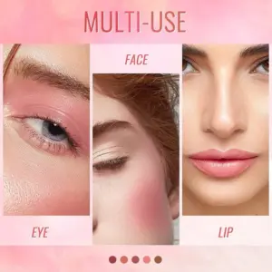 Cream Blush Balm – Waterproof Long Lasting, Multi-Use for Face, Eyes & Lips, Vegan