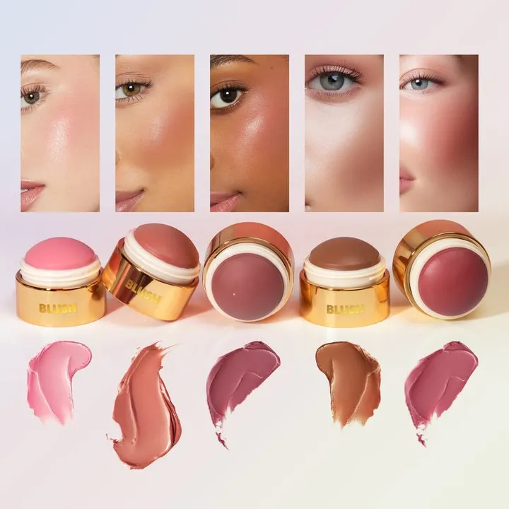 Cream Blush Balm – Waterproof Long Lasting, Multi-Use for Face, Eyes & Lips, Vegan