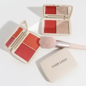 Cream and Powder Blush Palette – Dual Formula, Long Lasting, Waterproof, Vegan