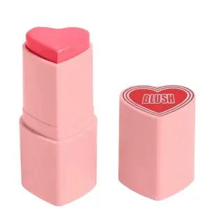 Heart Stamp Stick Blush – Cream-to-Matte Blush Stick, 3-in-1 for Face, Lips & Eyes, Vegan