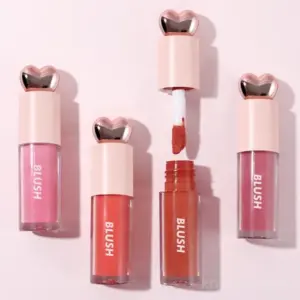 Liquid Blush – High Pigment Waterproof Blush with Heart-Shaped Cap, Vegan