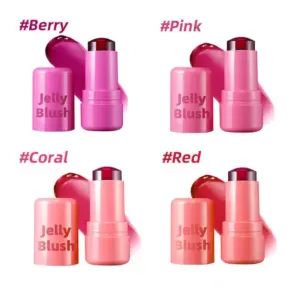 Jelly Blush – Bouncy Jelly Texture Blush Stick with Cooling Effect, Vegan