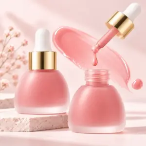 Private label liquid blush with water-light essence formula – non-oily, waterproof