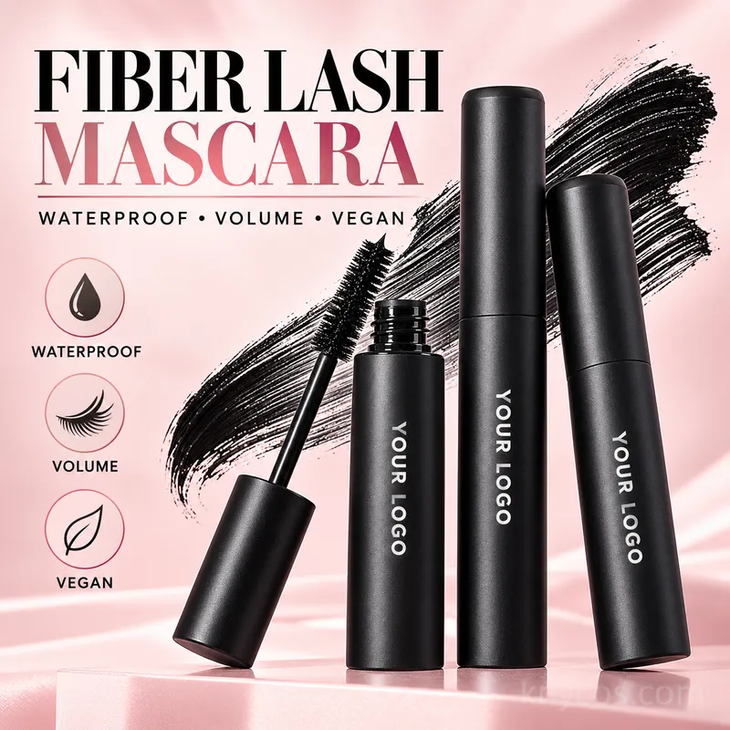 Private Label Fiber Lash Mascara – Wholesale Waterproof Volume, Vegan & Smudge-Proof - Image 2