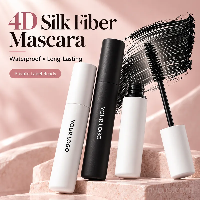 Private Label Mascara – Wholesale 4D Silk Fiber Lash Extension, Waterproof & Long-Lasting