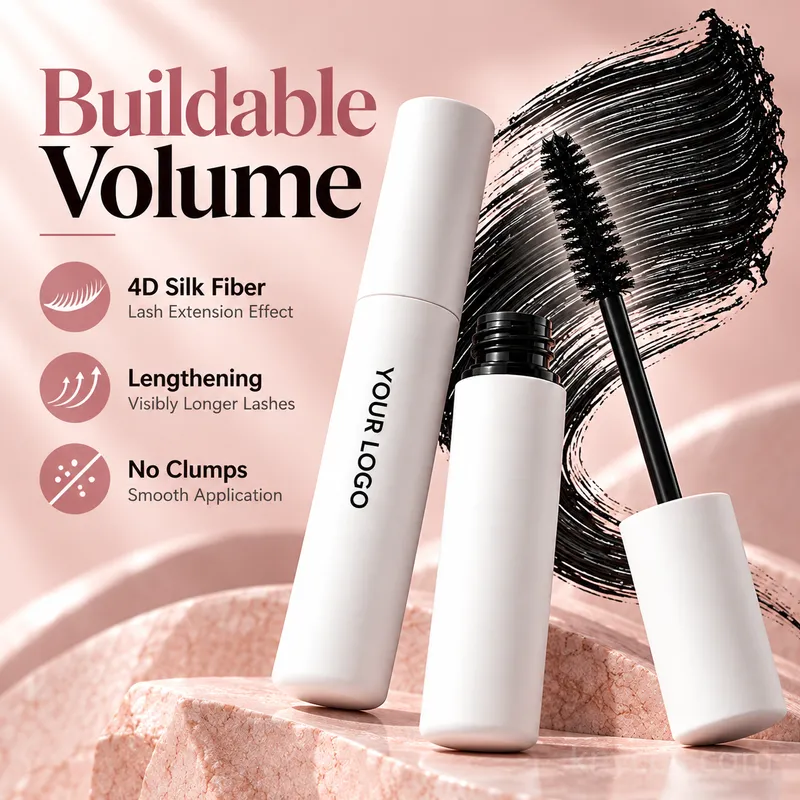 Private Label Mascara – Wholesale 4D Silk Fiber Lash Extension, Waterproof & Long-Lasting