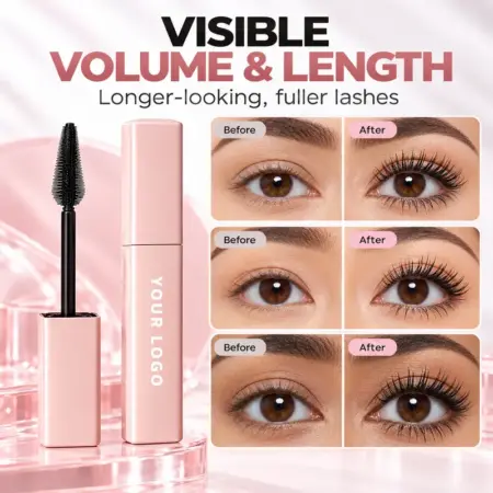 Private Label Sweatproof Mascara – Wholesale Fiber Lash Growth, Volumizing & Vegan